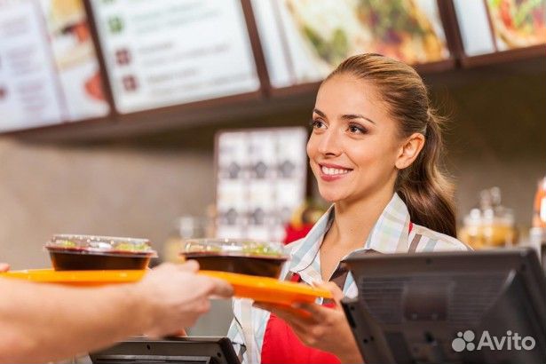 Кассир в бургерную