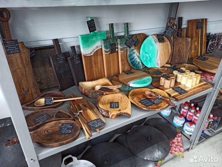 Деревянная посуда (ручная работа)