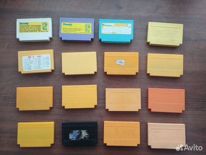Картриджи для Dendy