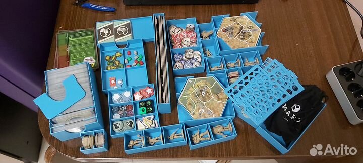Органайзер для настольной игры Fallout и 2х допов