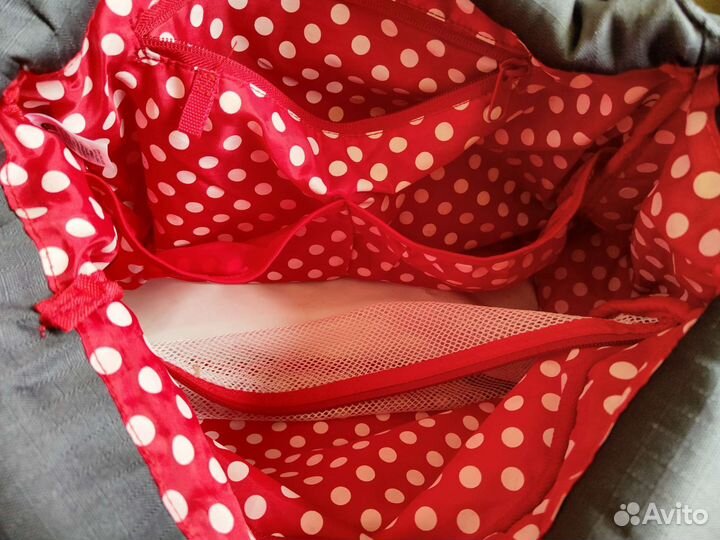 Сумка для мамы Mothercare на коляску серая