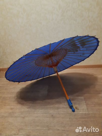 Антикварный китайский зонтик. 50-60года