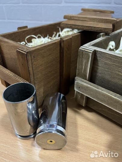 Наборы стопок из гильз подарок мужчине