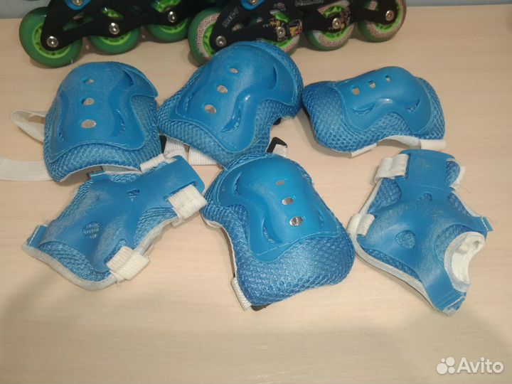 Коньки роликовые светящиеся