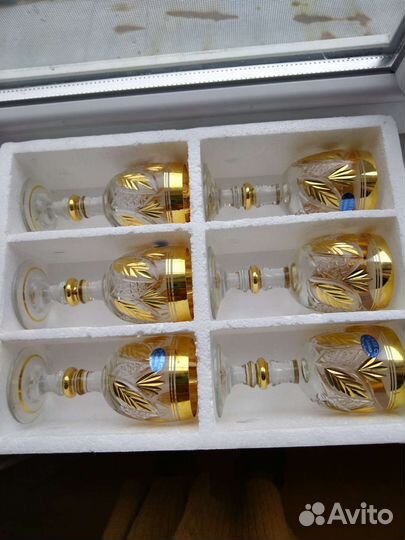 Хрустальные бокалы турция винтаж