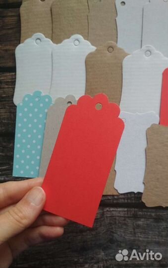Бумажные бирки
