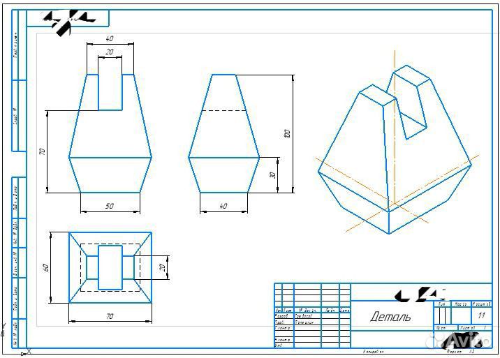 Черчение, оформление ВКР, дипломов