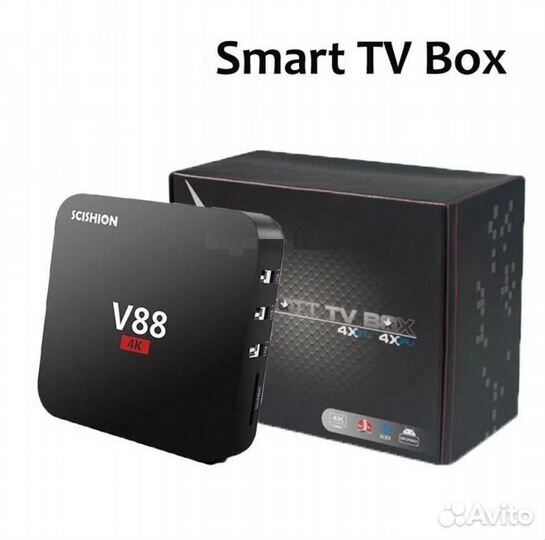 Scishion V88 до 4/32GB (Новая SMART TV приставка)