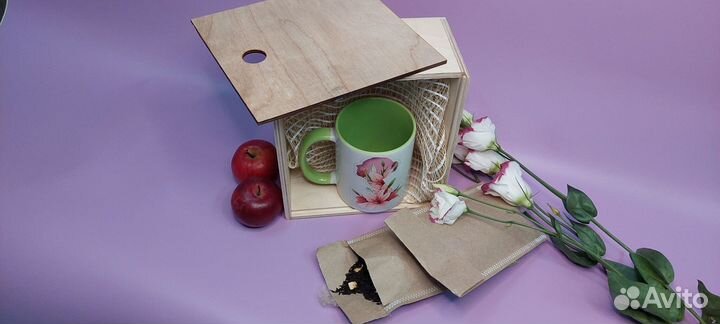 Коробка подарочная деревянная