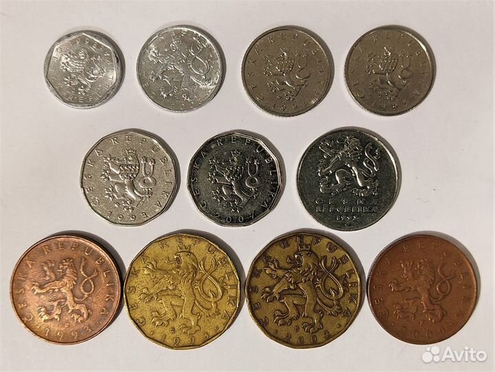 Набор монет Чехии