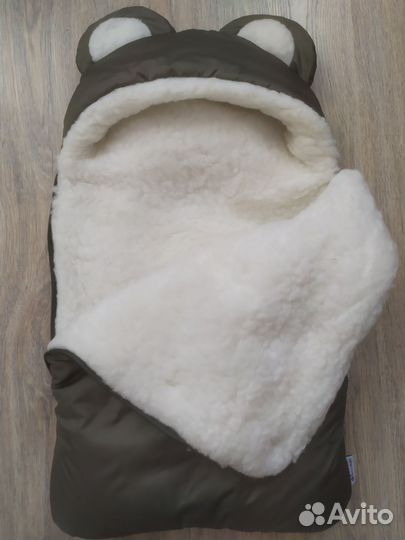 Конверт на выписку меховой