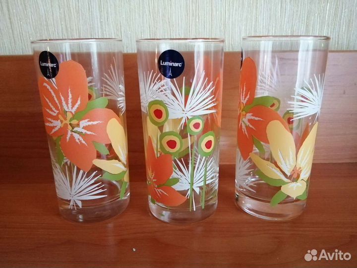 Новые 6шт. стаканы Luminarc
