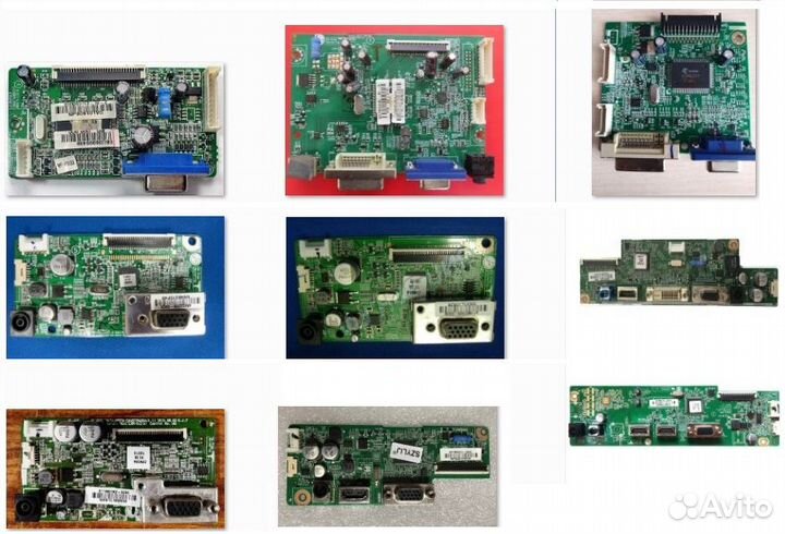 Блоки монитора LG, Samsung и компоненты