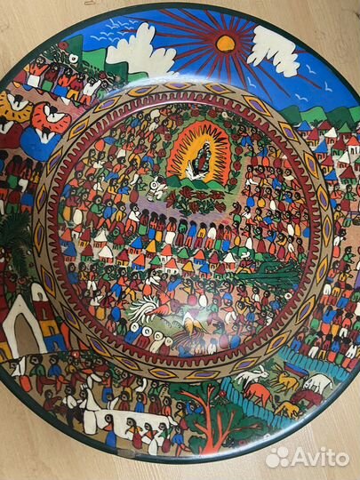 Тарелка ручная роспись