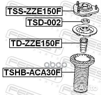 Опора переднего амортизатора tsszze150F Febest