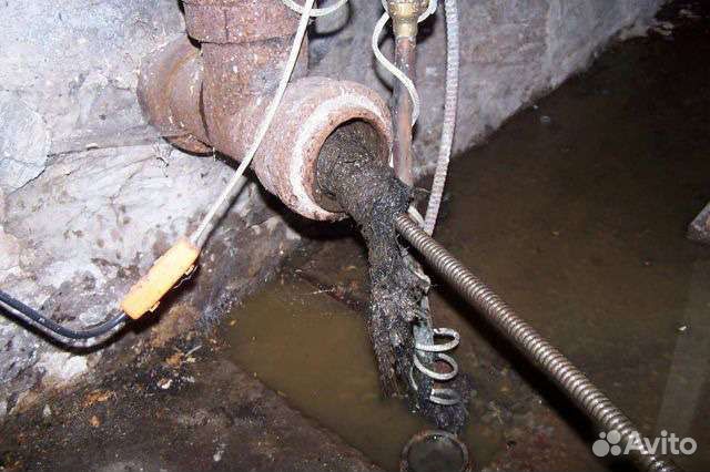 Прочистка канализации Устранение засоров Сантехник