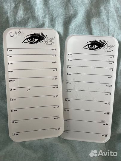 Планшет для ресниц 2шт