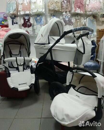 Коляска sonic verdi 3 в 1