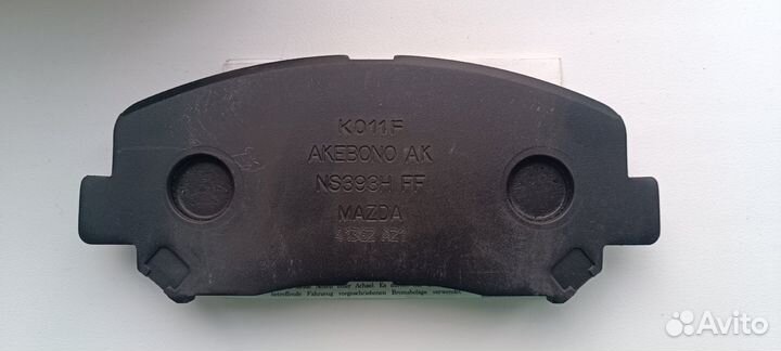 Колодки Mazda