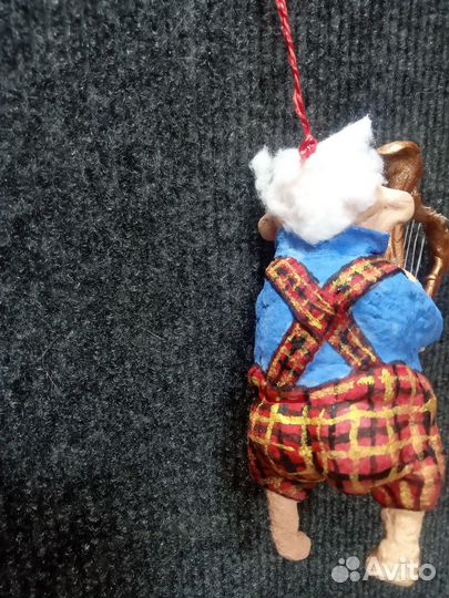 Игрушка ватная елочная