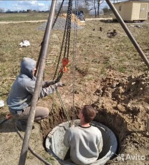 Промывка Чистка Ремонт Замена насосов скважин