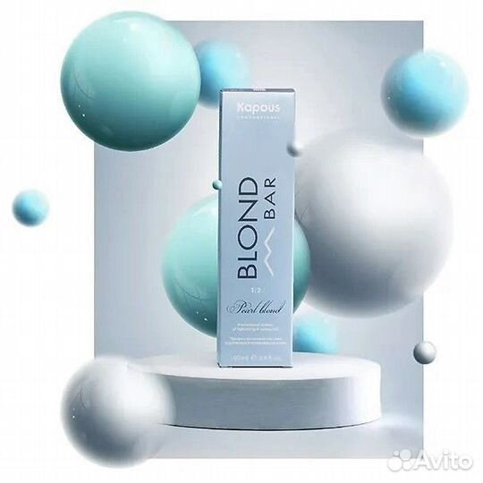 Kapous Blond Bar Крем-краска с экстрактом жемчуга