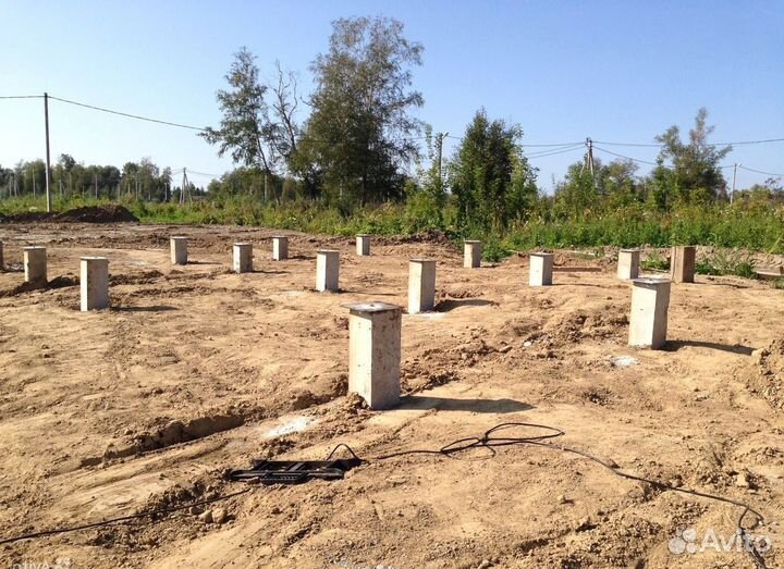 Жб сваи. Фундамент на жб сваях под ключ