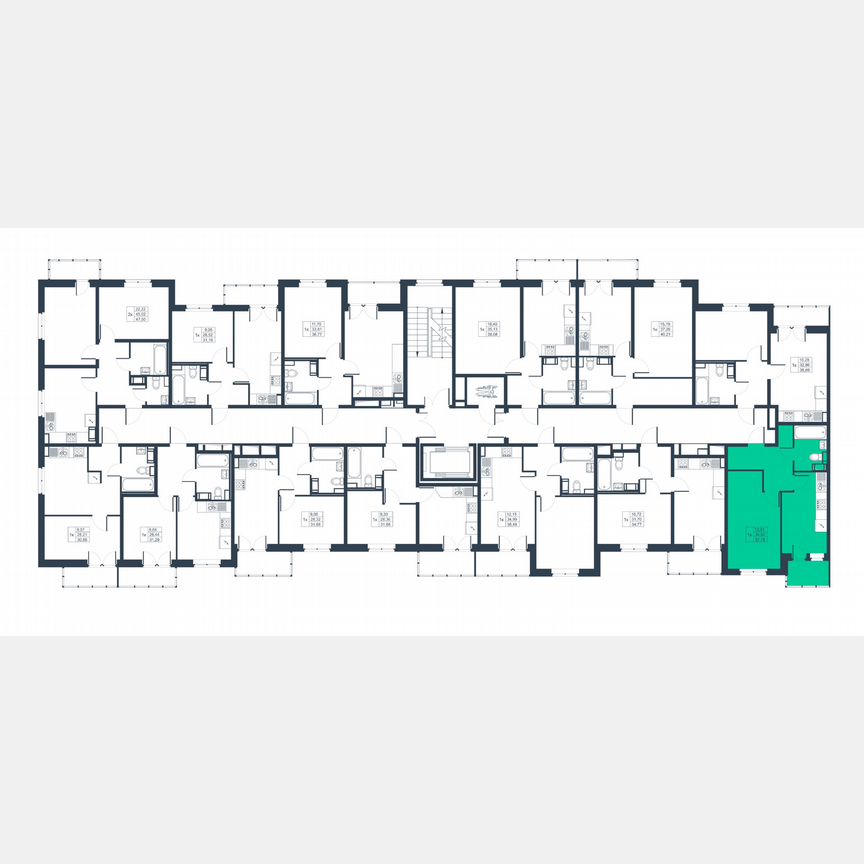 1-к. квартира, 36,4 м², 6/8 эт.
