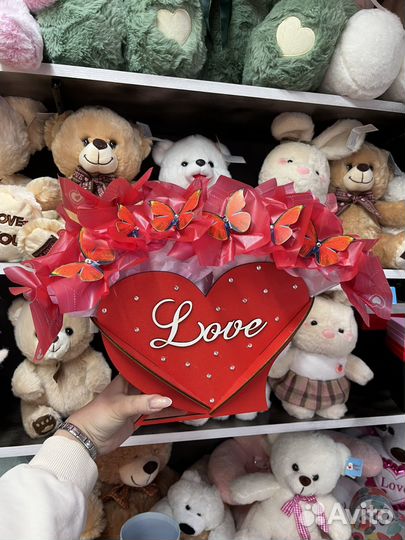 Букет с бабочками 25шт