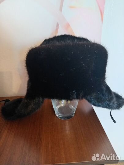 Норковая шапка мужская