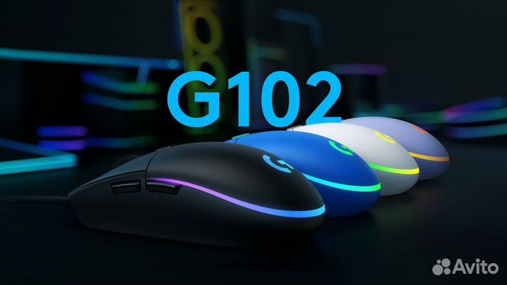 Игровая мышка Logitech G102 lightsync