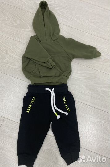Теплый детский костюм