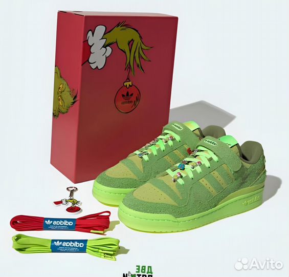 Кроссовки Adidas Forum Low The Grinch