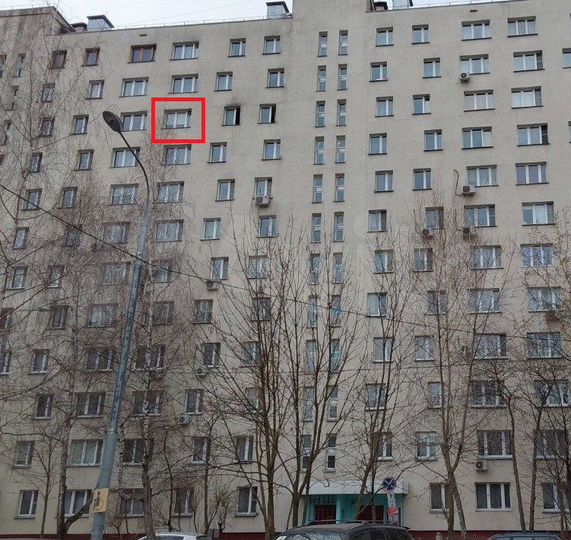 Комната 13 м² в 2-к., 10/12 эт.