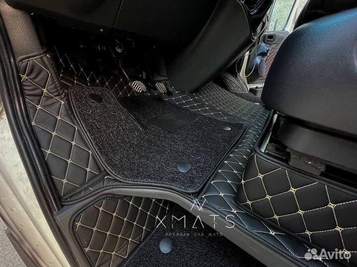 3D коврики из экокожи для ГАЗель Next