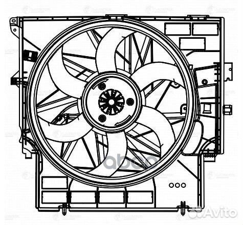 Вентилятор радиатора BMW X3 (F25) (10) /X4 (F26