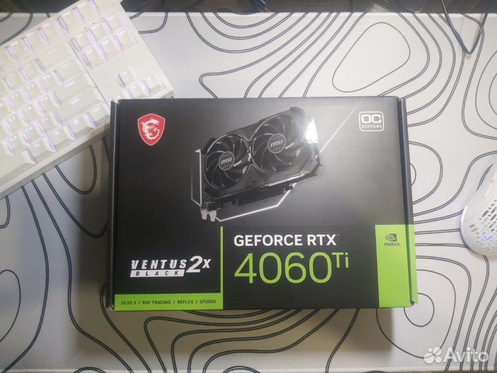 Видеокарта MSI nvidia (RTX 4060 Ti 16 Gb)