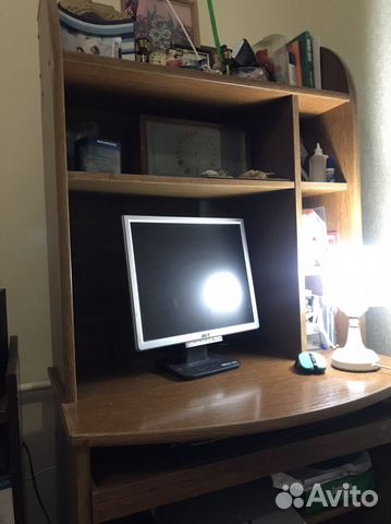 Компютерный столик цвет дуба многофункциональный