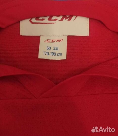 Хоккейная майка (красная CCM)