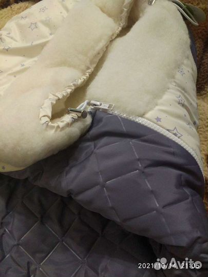 Новый конверт из овечьей шерсти