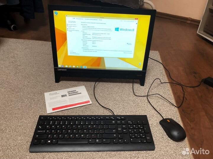 Моноблок lenovo ideacentre 310 19.5'' SSD500 DDR8