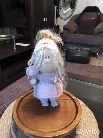 Текстильная кукла тильда