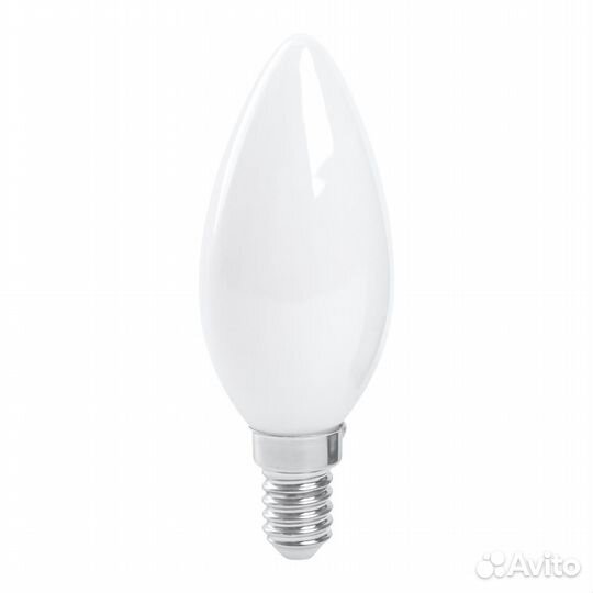 Лампа Свеча 15W LB-717 E14 4000К матовое стекло