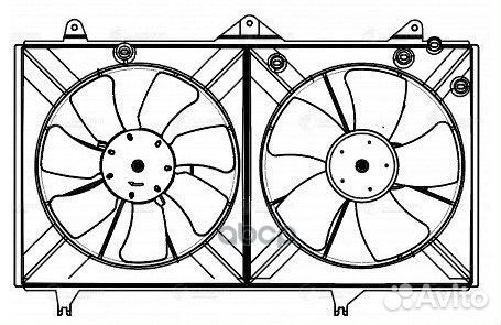 Вентилятор радиатора Toyota Camry (XV30) (01)