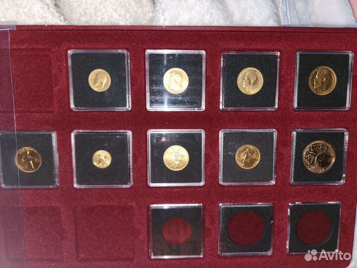 Коллекция золотых монет