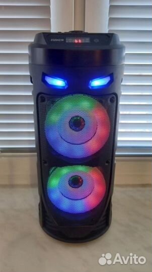 Колонка с RGB подсветкой