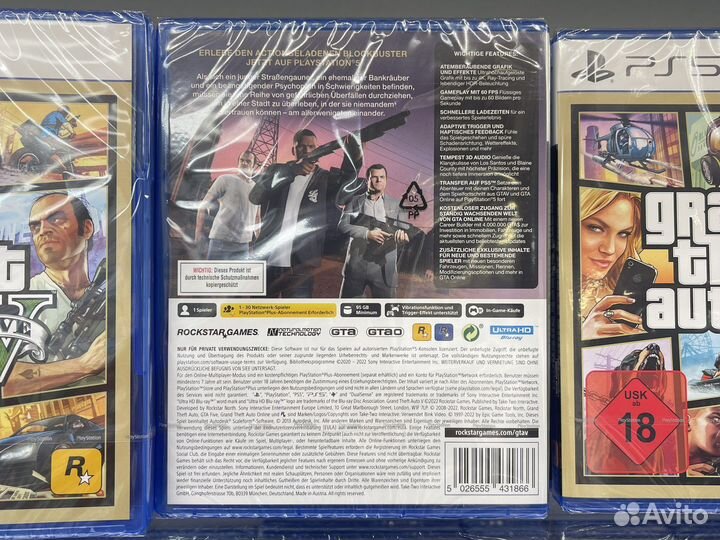 Grand Theft Auto V (диск ps5 русский)