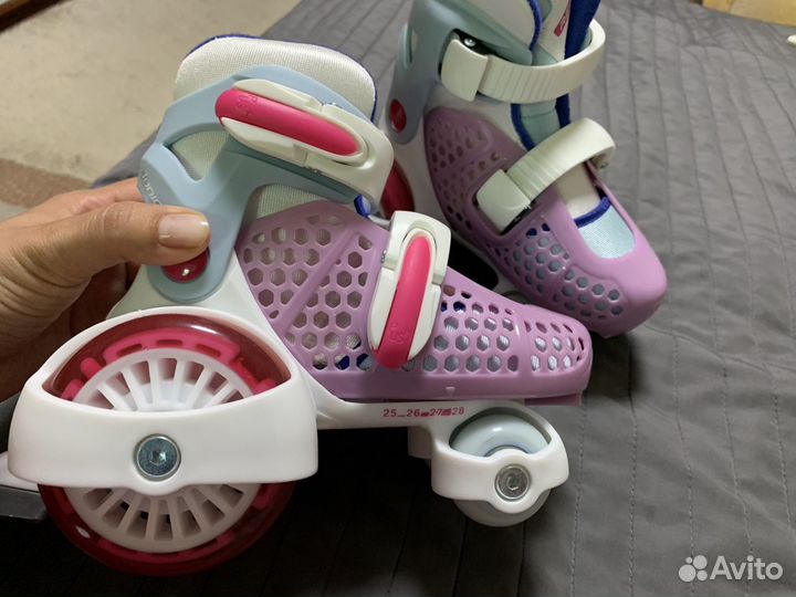 Роликовые коньки детские с защитой