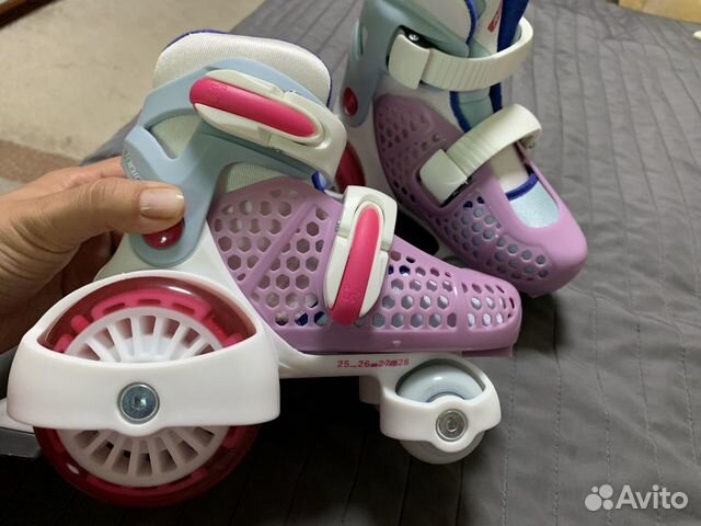 Роликовые коньки детские с защитой
