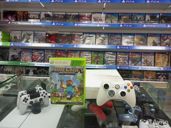 Xbox 360 white + Minecraft - Обмен
